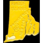 RHODE ISLAND PIN RI STATE SHAPE PINS